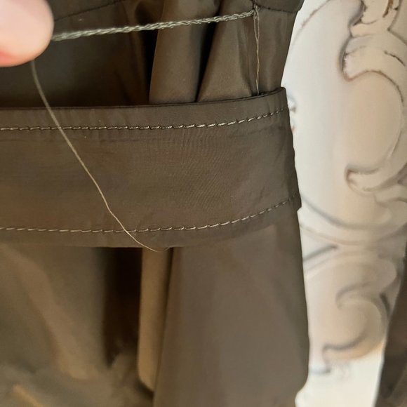 Zara | Ruffle Belted Rain Jacket in Size M - Picture 5 of 7